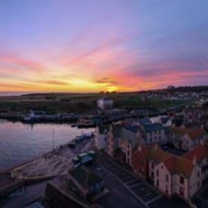 Eyemouth Harbour at Sunrise