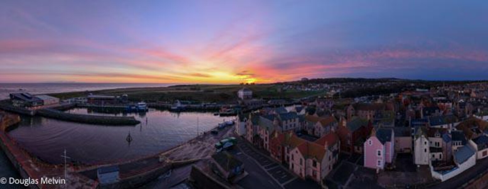 Eyemouth Harbour at Sunrise
