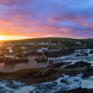 St Abbs Sunset Seascape Print