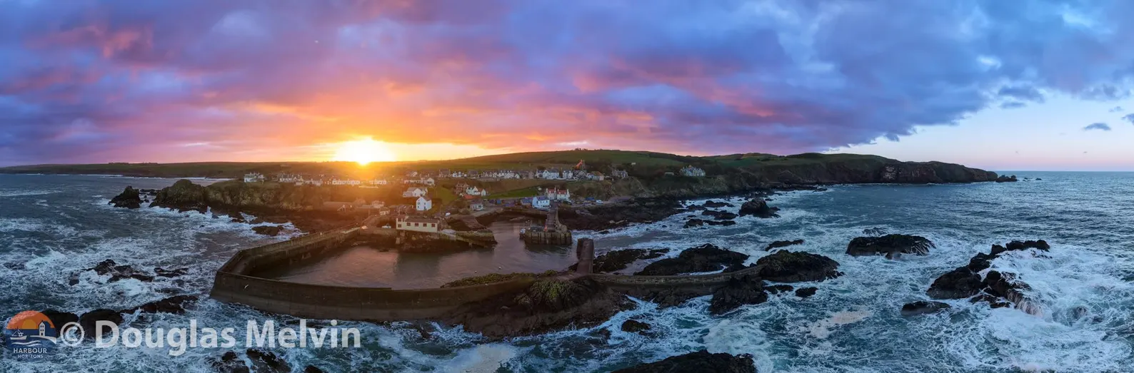 St Abbs Sunset Seascape Print